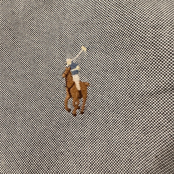 Ralph Lauren Polo Classic Fit Cotton Blue Button Down  Oxford Shirt - Picture 3 of 4